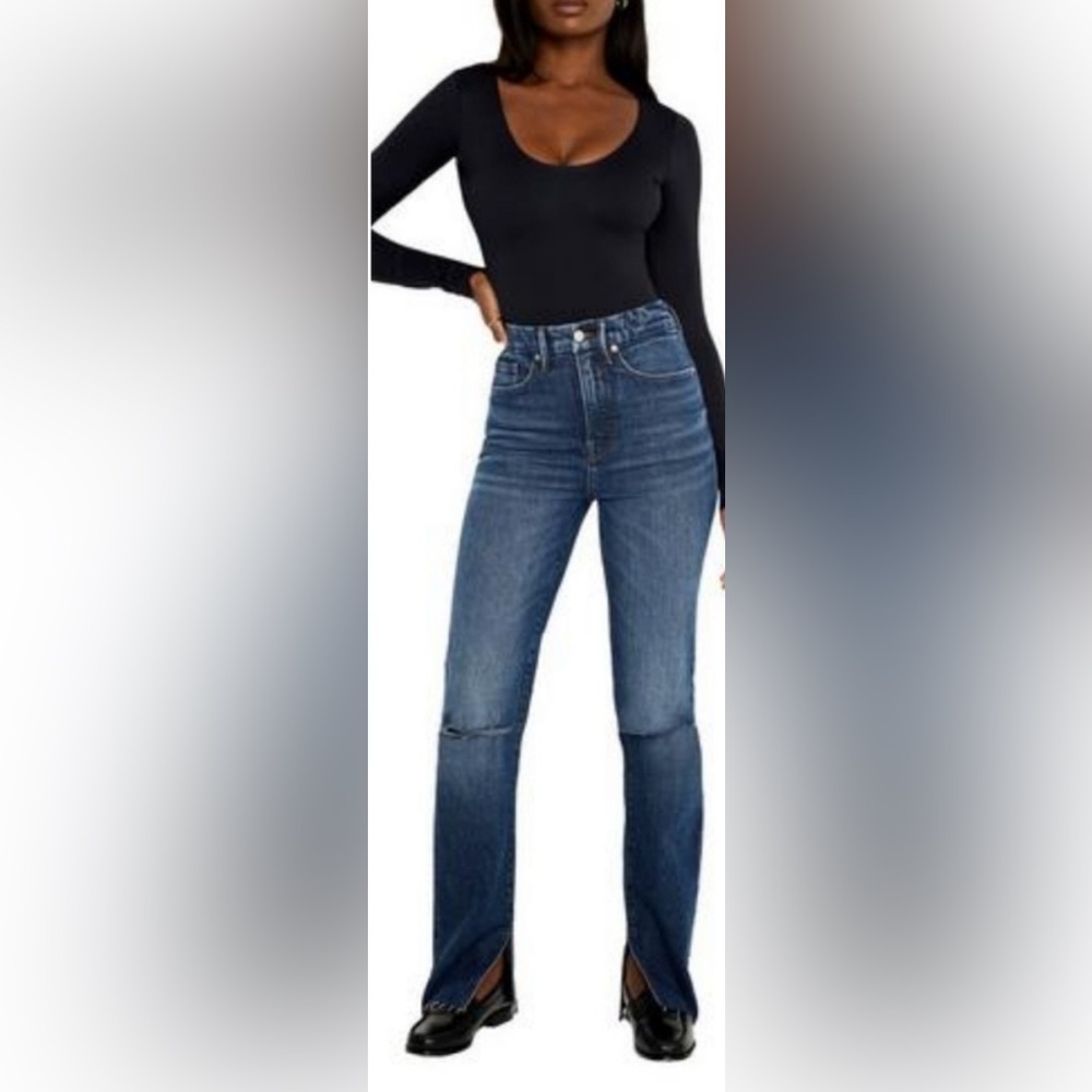 NWT Good American Good Boy Straight Jeans